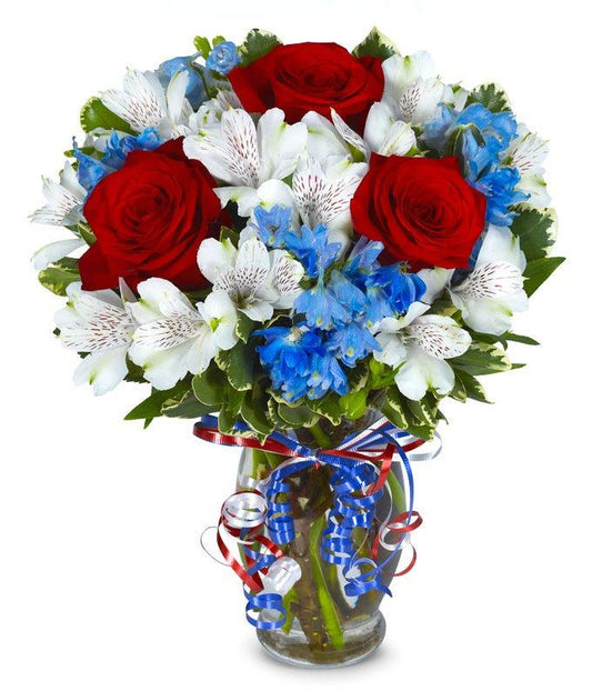 Red, white and Blue