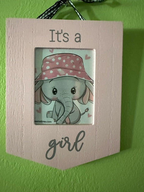 It's a Girl Picture Frame
